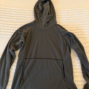 Melanzana Gray Hooded Sweatshirt